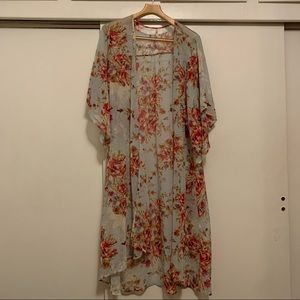 Floral kimono